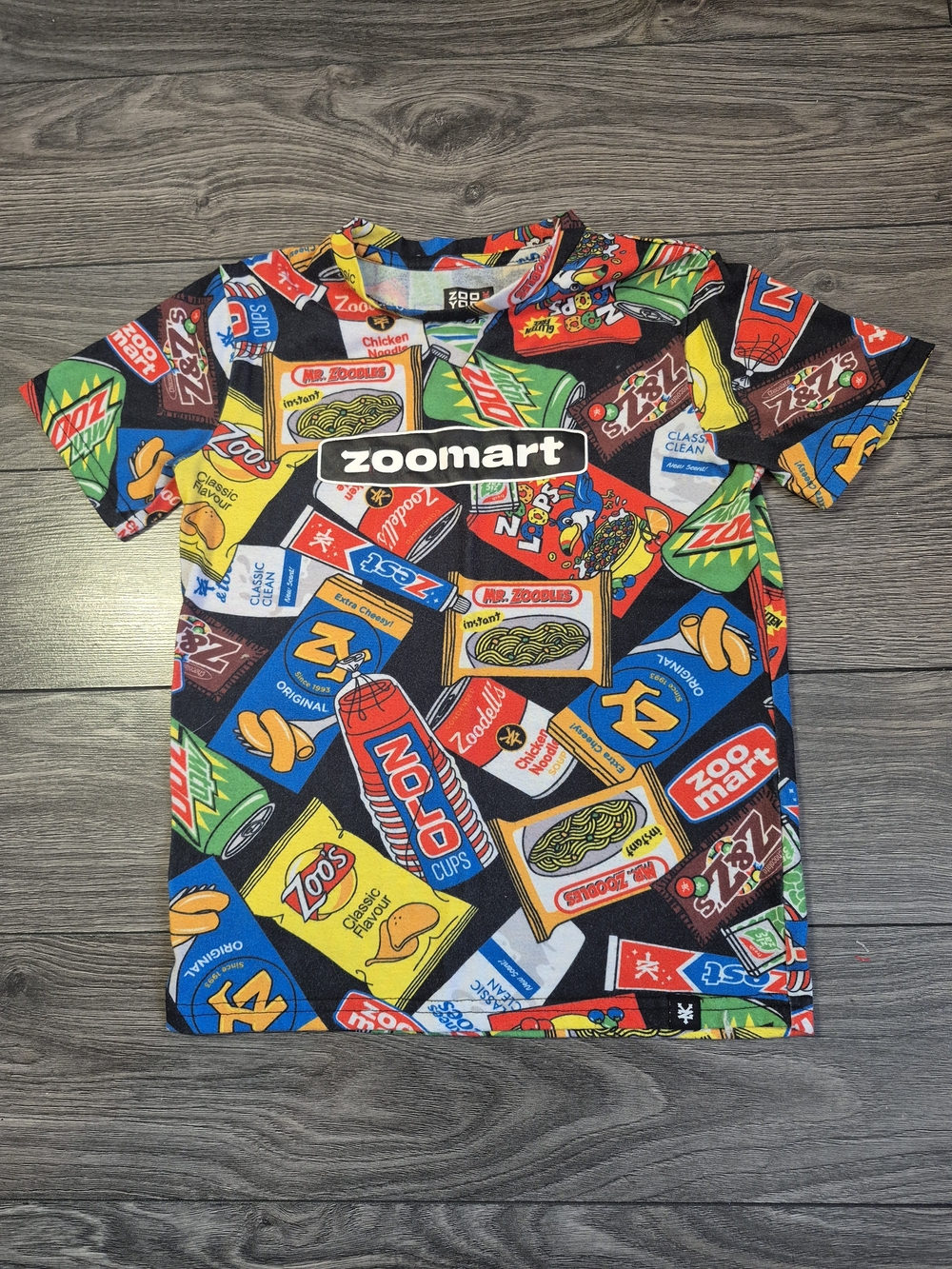 Zoo York Youth S Multicolor Snack Print Tee!